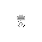 Kartell Maui Soft Swivel Chair by Tribute to Vico Magistretti, Pack of 1, Trevira Fabric Red