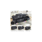 Power Reclining Sofa, Zero Wall Hugger 4 Seat Recliner Couch with Console