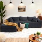 Boneless Couch Modular Sectional Sofa L-Shape Oversized Chaise